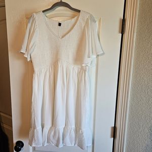 LILLUSORY Women's Flowy Casual Mini Dresse